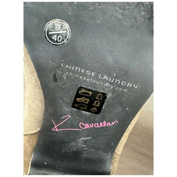 Kristin Cavallari x Chinese Laundry Suede Starlight Green Bootie Women's 9/EU 40 - Picture 10 of 12